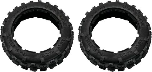 Front Knobby Tire Set of 2PCS Fit 1/5 HPI RV KM Baja 5B RC CAR Parts in Saudi Arabia