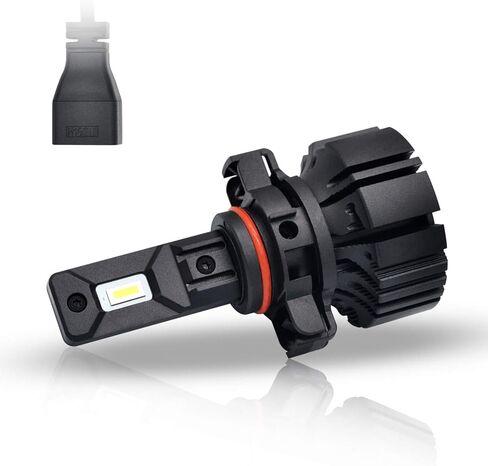 مصابيح Alla Lighting C-HR Vision 12276 2504 PSX24W LED لمصابيح الضباب Xtreme Super Bright 6000 Lumens CSP-SMD ترقية، 6000K زينون أبيض in Kuwait