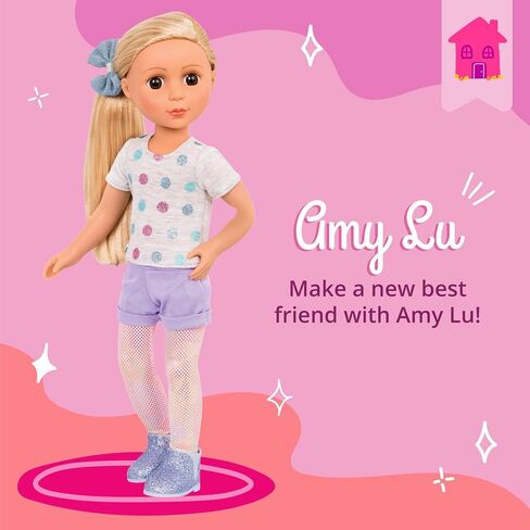 Glitter Girls - Amy Lu 14-inch Poseable Fashion Doll - Dolls for Girls Age 3 & Up in Saudi Arabia