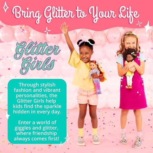 Glitter Girls - Amy Lu 14-inch Poseable Fashion Doll - Dolls for Girls Age 3 & Up in Saudi Arabia