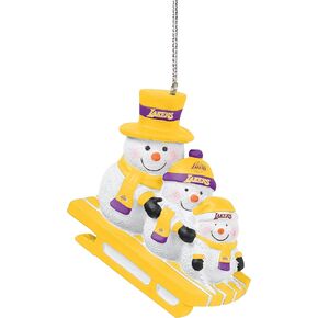 FOCO NBA Unisex-Adult Sledding Snowman Holiday Christmas Tree