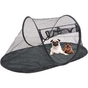 Pet Enclosure Tent, Portable Breathable Foldable Outside Cat Enclosure Tent Pet Playpen Tent Pet Camping Tent Playpens Cage with Carry Bag for Outdoor Travel
