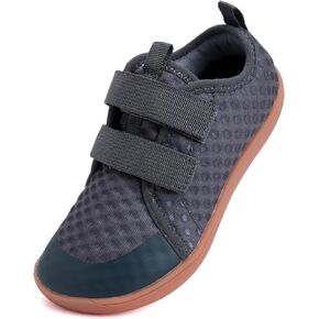 WateLves Wide Toddler Water Shoes Kids Barefoot Beach Swim Aqua Shoes Boys Girls Breathable Mesh Walking Hook and Loop Sneakers