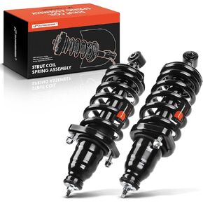 A-Premium Front Pair (2) Complete Strut & Coil Spring Assembly Compatible with Honda Element 2003-2011, Driver and Passenger Side