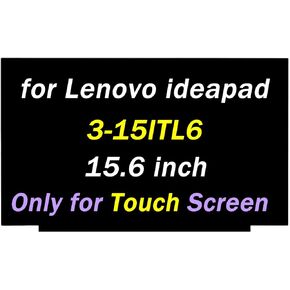 شاشة بديلة 15.6 بوصة لجهاز Lenovo ideapad 3-15ITL6 3-15ALC6 3-15ABA7 Type 82H8 82MD 1920x1080 40PIN LED LCD لوحة محول رقمي لشاشة الكمبيوتر المحمول (فقط لشاشة اللمس)