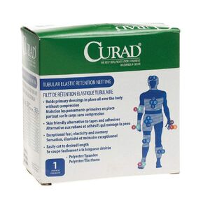 Medline Stretch Tubular Elastic Dressing Retention Net, Size 9, 35" x 25 yd., Ideal for Wound Care, Single Pack