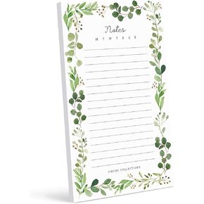 Bliss Collections To Do List Notepad, Greenery, Magnetic Weekly and Daily Planner for Organizing and Tracking Grocery Lists, Appointments, Ideas, Reminders, Priorities and Notes, 4.5"x7" (50 Sheets)