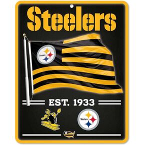 Pittsburgh Steelers Americana Banner Flag Sign