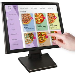 ANGEL POS 1006017 17-Inch POS TFT LCD TouchScreen Monitor, Black
