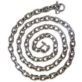 US Stainless Stainless Steel 316 Anchor Chain 5/16" or 8mm by 10' Long with Anti-Off Shackles Advanced Lock Ring Design