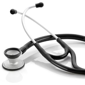 ADC Adscope 606 Ultra Lightweight Cardiology Stethoscope with Tunable AFD Technology, 28 inch Length, Tactical All Black