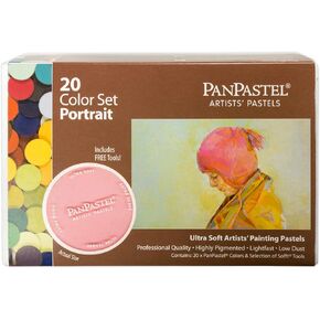 PanPastel 30202 Ultra Soft Artist Pastel 20 Color Set - Landscape w/Sofft Tools