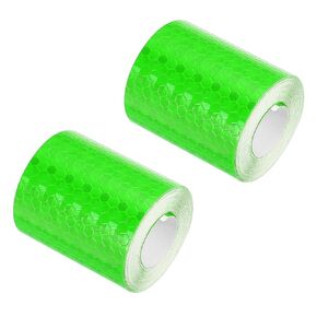 PATIKIL Reflective Tape, 2 Pack 2IN x 10FT Waterproof Self-Adhesive High Visibility Warning Safety Tape Outdoor Reflective Stickers for Cars Trucks Trailers, Green
