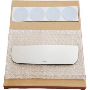 Mirror Glass Replacement + Adhesive Pads for 08-23 Express GMC Savana 2500 3500, 08-14 1500 Driver Side - Lower Convex (2008 2009 2010 2011 2012 2013 2014 2015 2016 2017 2018 2019 2020 2021 2022 2023)