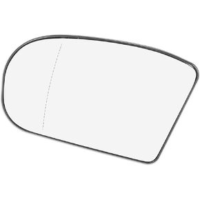 ACROPIX Driver Left Side Rear View Heated Mirror Glass Replacement Fit for Mercedes-Benz C230 W/Backing Plate