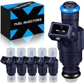Upgraded Fuel Injectors 0280156029 4.0L Engine Fits for:-Ford Explorer Ranger Explorer Sport Trac 4.0L 2001 2002 2003, for:-Mazda B4000 02-04, for:-Mercury Mountaineer 02, FJ438 (6 Pcs)