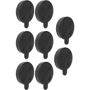 CHICIRIS G4 Brake Pads, 4 Pairs Red Copper Semi Metal Brake Disc Rotor Pad Replacement Parts For 10In Electric Scooter
