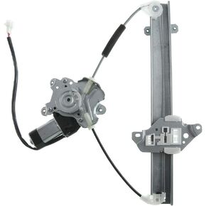 YHTAUTO Rear Power Window Regulator Driver Side with 2-Pin Motor Assembly for Mitsubishi Outlander 2003-2006, Sport Utility