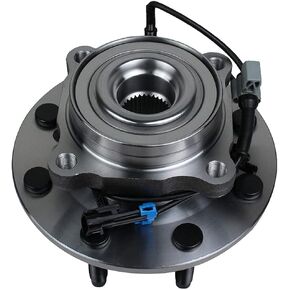 Autoround 515086 2WD Front Wheel Bearing and Hub Assembly Fit for Chevy Silverado/GMC Sierra 1500HD 2500 2500HD 3500, Suburban/Avalanche/Yukon XL 2500 RWD, 8 Lug W/ABS