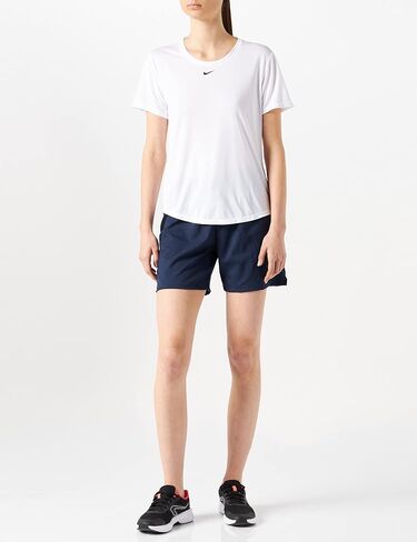Nike Women's Dri-FIT One Short Sleeved T-Shirt (as1, Alpha, x_l, Regular, Regular, White/Black) in Saudi Arabia