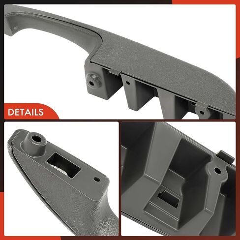 A-Premium Interior Door Pull Handles Pair Complete Armrest Compatible with 2003-2015 Chevy Express GMC Savana 1500 2500 3500 Van, Front Driver & Passenger Side, Replace# 25750064, 10388389 in Saudi Arabia