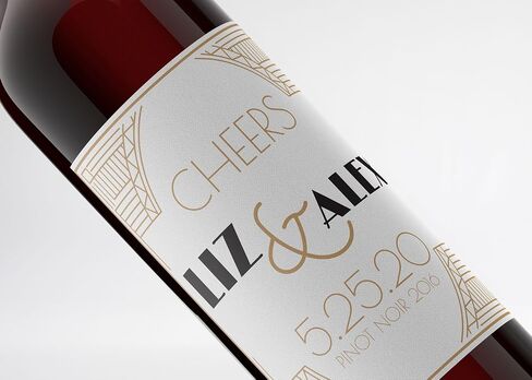 20 Premium Printable Wine Labels, 4x5 inches, Weatherproof and Waterproof White Vinyl, fits Classic Bordeaux, Burgundy, and Champagne Bottles in Saudi Arabia