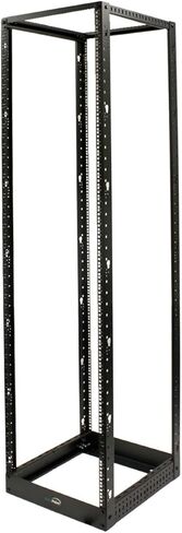 Navepoint 45U Professional 4-Post IT Open Frame Server Network Relay Rack 7 Feet Tall Black in Saudi Arabia