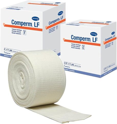 ضمادة هارتمان 83050000 كومبيرم الأنبوبية، مقاس E، طول 33 بوصة، عرض 3.5 بوصة، خالية من اللاتكس in Kuwait