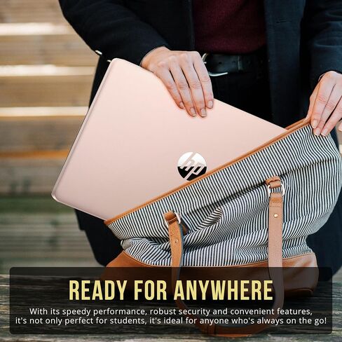 HP Stream 14-inch HD Touchscreen Laptop, Intel Celeron N4000, 4 GB RAM, 64 GB eMMC, Windows 10 Home in S Mode With Office 365 Personal For 1 Year (14-cb192nr, Brilliant Black) in Saudi Arabia