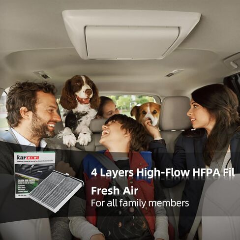CF12140 Premium Cabin Air Filter With Activated Carbon Compatible with TOYOTA YARIS 2017-2020 MAZDA CX-3 2016-2022 SCION IA 2016 in Saudi Arabia