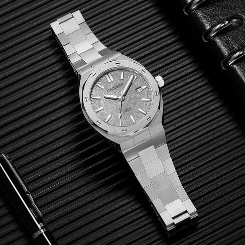 CADISEN Automatic Men's Mechanical Watch Waterproof Calendar Business Gentleman Man Style Steel Band Watch in Saudi Arabia