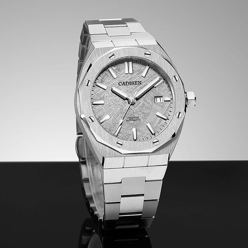 CADISEN Automatic Men's Mechanical Watch Waterproof Calendar Business Gentleman Man Style Steel Band Watch in Saudi Arabia