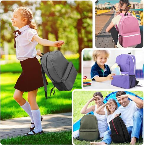 24 Pcs 19 Inch Kids Backpacks in Bulk Large Assorted Colors Book Bags Lightweight School Student Backpack Boy Girl and Adult Backpack for School, Travel, Outdoor Camping, Hiking in Saudi Arabia