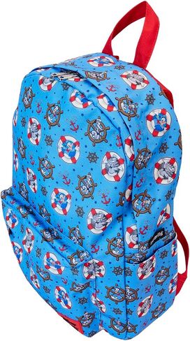 Loungefly Disney Donald Duck 90th Anniversary All-Over Print Nylon Full-Size Backpack, Blue in Saudi Arabia