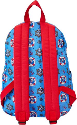 Loungefly Disney Donald Duck 90th Anniversary All-Over Print Nylon Full-Size Backpack, Blue in Saudi Arabia
