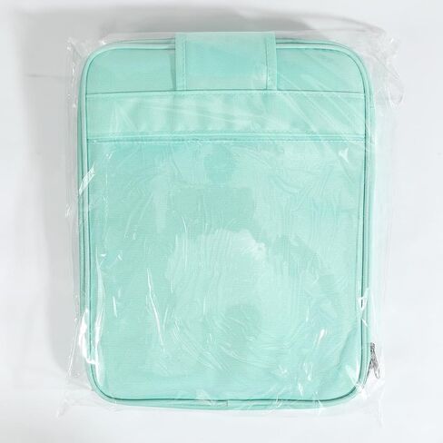 حقيبة كمبيوتر لوحي مقاس 9-11 بوصة لأجهزة iPad 10th Gen 10.9، وiPad Air 5/4، وiPad 9/8/7th 10.2، وiPad Pro 11 2022-2018، وGalaxy Tab A8/S9/S8/S6 Lite، وحقيبة حمل الكمبيوتر اللوحي مع شفاف جيب، بيج in Kuwait