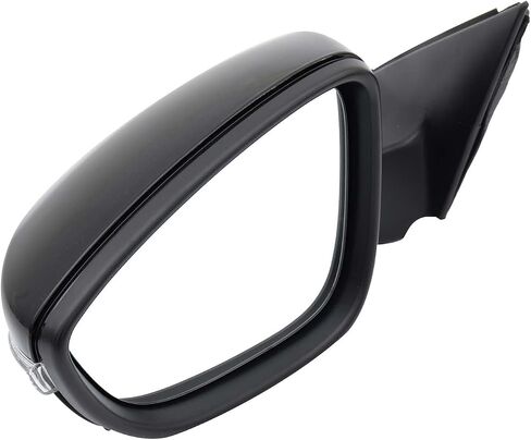 Left Driver Side Mirror Fit for Volkswagen Passat 2016-2020, Glossy Black Door Mirror with Turn Signal Heated Power Glass (6 Pins) in Saudi Arabia