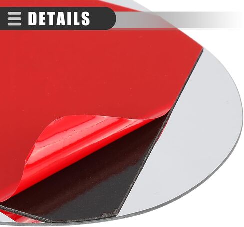 Motoforti Right Passenger Side Heated Mirror Glass Replacement,for Volkswagen Eos 2009-2016,Real Glass,With Adhesive,White Glass in Saudi Arabia