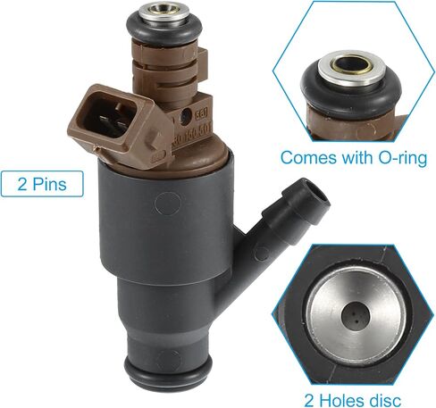 uxcell 2 Holes Fuel Injectors Injection Valve for BMW 318i 1.9L 1994-1998 for BMW 318ti 1.9L 1996-1999 No.13641247196 in Saudi Arabia