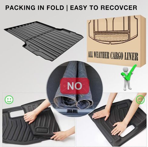F150 5.5FT Truck Bed Mat - AOMSAZTO Bed Liner for 2015-2024 Ford F150 5.5 FT Custom Fit Cargo Mat for 2015-2024 Ford F-150 Accessories All Weather Trunk Mat in Saudi Arabia