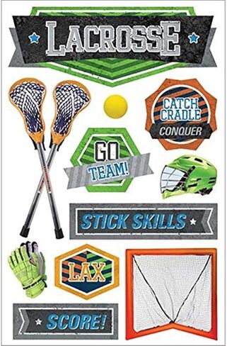 Paper House Productions STDM-205E 3D Stickers, Lacrosse in Saudi Arabia