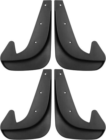 4 قطع من واقيات الطين وواقي الطين وواقي الطين مع مجموعات الأجهزة لسيارة Toyota Matrix 2003-2014 Wagon فقط لسيارة Toyota Corolla 2017 2018 2019 Hatchback 7.1in x 9.8in للسائق الخلفي الأمامي in Kuwait