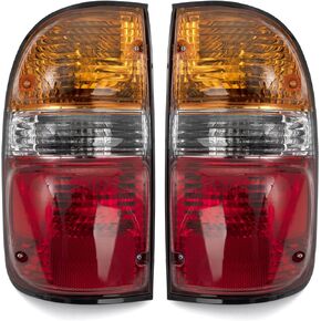 Tail Lights Assembly for 2001-2004 Toyota Tacoma 2Pcs Tail Lamp Brake Lamp Driver and Passenger Side 81560-04060 81550-04060 TO2800139 TO2801139