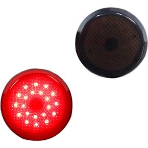 GTINTHEBOX Smoked Lens Led Rear Bumper Reflector Tail Brake Stop Light Lamp Compatible with Scion iQ xB Sienna Corolla