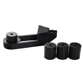 CHPOWER Ender 3 Solid Bed Mounts, 3D Printer Heatbed Parts, Solid Bed Mounts, OD 0.63 in ID 0.16 in Stable Hotbed Tool Heat-Resistant Silicone Buffer for Creality CR-10/ Ender 3 Bottom Connect, 4 Pcs