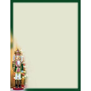 Great Papers! Holiday Nutcracker Letterhead, for Invitations, Announcements and Personal Messages, Printer Friendly 8.5" x 11", 50 Pack (2023048)