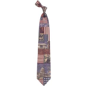 Eagles Wings Men's Finely Crafted Inspirational Necktie - In God We Trust