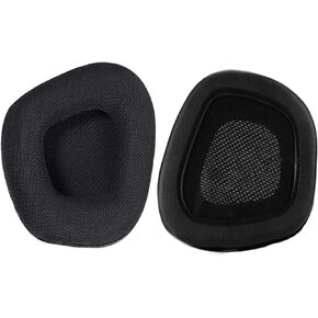 Replacement Ear Cushions Eear Pads Covers for Corsair Void PRO, Void Pro RGB, Void Pro RGB SE, Void Elite, Void Elite RGB Wired/Wireless Gaming Headsets with Black Mesh Fabric Memory Foam EarPad