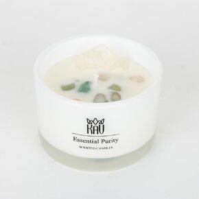 Scented Candles 85g – KAV Smooth Sensation Home Decor Natural Aromatherapy Premium Scent Candle for Home Women Men, Soy Wax and Essential Oils (Fresh Linen)