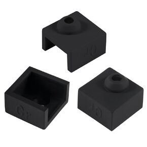 Aokin 3D Printer Heater Block Silicone Sock Hotend Silicone Cover for Creality Ender 3, Ender 3 Pro, Ender 3 V2, Ender 5, Ender 5 Pro, CR-10/10S, Anet A8, MK7/8/9 3D Printer Hotend, Blue, 6 Pcs